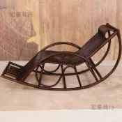 （可開發票）藤椅搖椅休閑陽臺家用可坐可躺老人逍遙椅午睡成人高檔搖搖椅騰椅（宏泰商行）