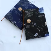 一葉 星空hobo餘白書衣a5/a6手賬本b5布藝書衣書套可調整訂製手帳保護套封皮封套
