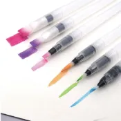 (店+)兒童彩繪儲水用水筆 尖頭 平頭 多尺寸 水彩筆 毛筆 塗鴉彩繪 水彩 水彩筆 儲水筆 自來水筆 畫筆 上色工具