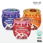 韓國 AGA-AE 益生菌寶寶優格球 15g 優格豆豆餅 嬰兒餅乾 寶寶優酪球 副食品
