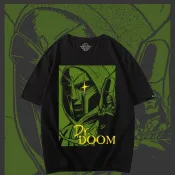  漫威英雄短袖Doctor Doom毀滅博士T恤男復古街頭修身半袖夏季薄款T恤 休閒百搭上衣 寬鬆T恤 純棉T恤
