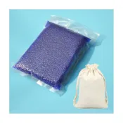(店+)藍色水玻璃乾燥劑1公斤 (送束口式棉袋) 矽膠除濕劑 除濕包 乾燥包 防潮包 DD149