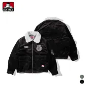 BEN DAVIS WINTER TRAIL JACKET 刺繡 布章 燈芯絨 羔羊領外套 2色