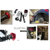 超級團隊S.T.G 現代 ELANTRA 2012 12 ~ BC 避震器 V1 30段阻尼 高低軟硬可調 保固18個月