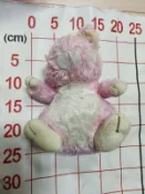 【二手衣櫃】絨毛玩偶 布偶娃娃 狗狗專用 可愛動物系列 耐咬耐磨玩具 玩偶 粉紅熊寵物玩具 1120929