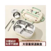 (店+)Dream Life-好物集蠟筆糰子卡通小狗不鏽鋼保溫飯盒小學生專用便當盒