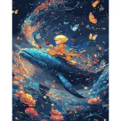 4月新款現貨-B609-30*40CM-DIY數字油畫-手工填色輕奢復古油彩畫夏令營暑假 美術兒童填色畫 美勞繪畫用品