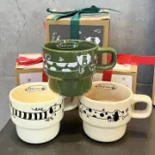 CIYI瓷宜 🤍波貓浪兔新年款原創設計臘腸狗馬克杯水杯禮盒裝茶杯情侶款水杯子