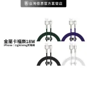 【Baseus倍思】18W蘋果金屬卡福樂 iPhone充電線/Lightining充電線導航車用線 蘋果充電線