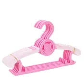 【Ashley House】超值40入組-兒童安全7段式伸縮防滑衣架(長28cm-36cm) 