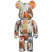 《瘋樂模玩》特價 全新現貨 日本進口公司貨 BE@RBRICK 巴斯奇亞－安迪沃荷 4代 400% 巴安 庫柏力克熊
