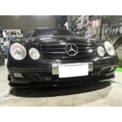 現貨 賓士 w210 E系 圓頭版 鋼琴黑 前下巴 前鏟 前定風翼 前擾流板 下擾流板 保險桿 改裝下巴 改裝擾流板