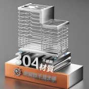 全場免運 廚房刀架 刀具收納架 菜刀架 廚房檯面刀架 刀具架 炊大皇新款304不鏽鋼廚房刀架置物架壁掛式菜刀具筷子一體收