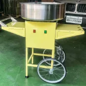 (店+)【KINGO】瑞輝餐飲設備 電力電熱式 商用營業用棉花糖機(粉黃 花車推車款 棉花糖機)