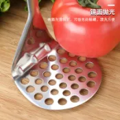 手慢無！⚡不鏽鋼搗泥器 壓泥器 搗泥器 磨泥器 搗碎器 蒜泥器 馬鈴薯壓泥器 搗蒜器 馬鈴薯泥 壓蒜器 壓薯泥 四季沐歌