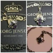GEORG JENSEN 喬治傑生 1993 首刻版 紫水晶