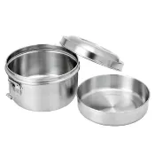 【Dashiang】不鏽鋼圓形密封便當盒12cm(不銹鋼 圓形 密封 便當盒 12CM)