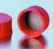 東昇化工原料儀器行 【東昇】Schott Duran 德製｜PBT紅蓋(環)，血清瓶蓋(環)