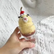 【現貨】布丁鼠杯杯 羊毛氈擺飾