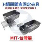 【附發票】H鋼開關盒固定夾具 304白鐵盒 /接線盒/不銹鋼BOX /鋼構/配線盒 BOX 1P 一聯 台灣製