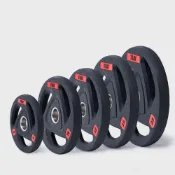 【TUK】SG1三孔包膠槓片15/20/25kg，各kg數2入（奧林匹克槓片,大孔槓片,5cm孔徑）