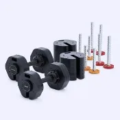 【Tixteel】XT-GRIP MAX快鎖組合式啞鈴 50公斤(2入) 總重100公斤