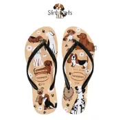 havaianas 2026新款✨Slim Pets 可愛狗勾 女款 拖鞋 夾腳拖 哈瓦仕 海灘拖 海島旅遊 澎湖