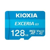 【KIOXIA  鎧俠】EXCERIA G3 MicroSDXC UHS-I U3/V30/C10 128GB 記憶卡 附轉卡