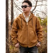 工裝連帽外套 美式夾克 工裝夾克 帆布 七色 J08 Detroit Jacket
