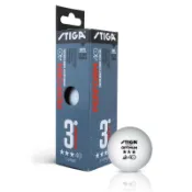“爾東體育“ STIGA 三星塑料比賽球 ABS材質 ITTF認證國際比賽球 40+桌球 乒乓球 三星比賽球 新塑料