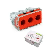 【WAGO 旺科】773-173 德國 插式連接器 快速接頭 50入盒裝 3孔(電器安裝/接線端子/電路佈線/配線)