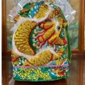 【明祥】A款-上衣龍袍-青  關聖帝君 關公 神衣.神明衣.神明帽 47廠