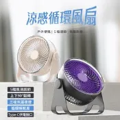 【生活市集】【APEX】二合一涼感DC循環風扇_掛立兩用