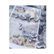 (店+)玫瑰雕花裝飾 壁貼 立體雕花 家具裝飾 裝飾藝術 歐式 鄉村風 生活用品 居家生活 法式 蕾絲帶
