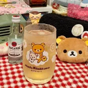 精選好物💎可愛輕鬆熊中古玻璃杯水杯夏天卡通耐高溫飲料果汁牛奶杯子女生 拉拉熊