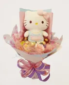 X射線 精緻禮品 Hello Kitty 學習娃娃 金莎捧花，情人節金莎花束/西洋情人節/頒獎/畢業花束/亮燈花束/情人節禮物/送禮/捧花/節慶/婚禮小物/生日禮物/交換禮物/告白/求婚，X射線【Y526905】