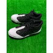 棒球世界 Men's UA Harper 9 Mid RM 棒壘球鞋中筒膠釘黑底配色特價3027442