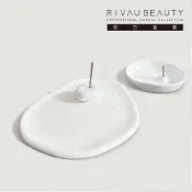 (店+)RIVAU BEAUTY 陶瓷線香盤｜線香台 線香座 線香架 線香底座 霧面陶瓷 簡約 飾品盤 線香架 薰香座 薰香台