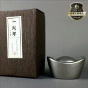 【拼圖貓】7117 - 【中華筆莊】一錠銀文鎮─小元寶 (304不鏽鋼225g) ☆台灣品牌 K-M6-2