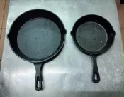 中古陳H4五 CampMaid 平底鍋鑄鐵鍋生鐵鍋養生鍋 荷蘭鍋 大1000 小800 實照銹斑 有貨再下標