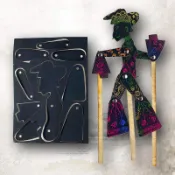 免運🚀炫彩刮刮畫 皮影戲材料包 皮影戲 diy 手工 皮影關節人偶 創意皮影戲整套 皮影戲材料包 炫彩刮刮畫 皮影戲