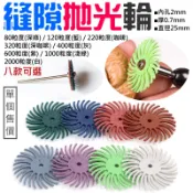 【台灣現貨】縫隙拋光輪（內孔2mm/厚0.7mm 80~2000粒度 八款可選）＃A04 滴血蓮花 橄欖核拋光輪 拋光碟