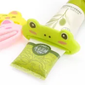 【蝦皮隔日到】 附發票 ☆ 卡通動物擠牙器 洗面乳擠壓器 牙膏 牙刷 牙膏擠壓器 可愛動物