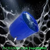 【免運可開統編】帆布魚池加厚圓形可折疊支架防水布釣魚水池換水桶家用戶外水水桶