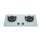 (店+)Rinnai 林內 檯面式防漏玻璃雙口爐 RB-202GH(W) 含運不安裝