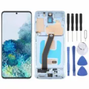 全球選品1館 生活百貨 三星 Galaxy S20 S23 TFT 液晶觸控總成 螢幕面板 帶框顯示器 手機螢幕替換 不指紋版本