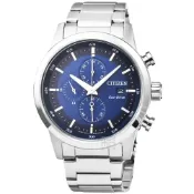 (店+)【CITIZEN 星辰】【柒號本舖】CITIZEN星辰ECO-DRIVE光動能計時錶-藍 / CA0610-52L