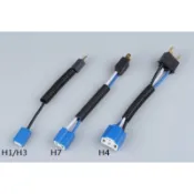 H4 H1 H3 H7 9005 9006 HB4 HB3 H11陶瓷燈座 陶瓷對插 陶瓷接頭 陶瓷對插 （粗線徑）