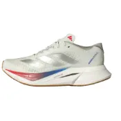 (店+)【adidas 愛迪達】JI4480 adidas Adizero Boston 12 舒適百搭時尚 織物耐磨輕便 低幫 休閒跑步鞋 女款 灰色