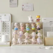 (店+)【美得像專櫃】階梯式公仔展示盒 公仔收納盒 公仔盒 泡泡瑪特 盲盒展示盒 公仔展示櫃 展示櫃 壓克力展示盒 展示 手辦收納